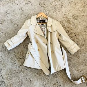 Coach 1941 3/4 sleeve trench